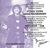 OBAL CD HYNEK TOMM ZPÍVÁ FOTSKOVINY / VNITŘEK