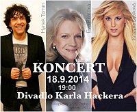 koncert Eva Pilarová, Hynek Tomm - moderuje Kristína Šebíková